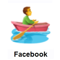 Man Rowing Boat on Facebook