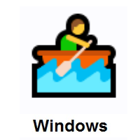 Man Rowing Boat on Microsoft Windows
