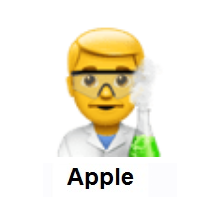 Man Scientist on Apple iOS