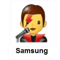 Man Singer on Samsung