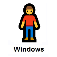 Man Standing on Microsoft Windows