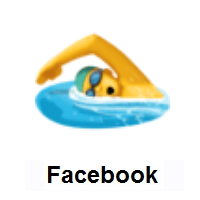 Man Swimming on Facebook