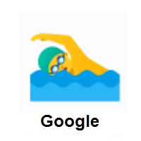 Man Swimming on Google Android