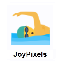 Man Swimming on JoyPixels