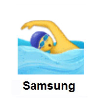 Man Swimming on Samsung