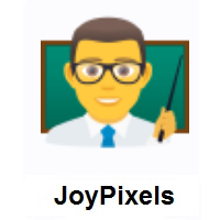 Man Teacher on JoyPixels