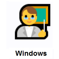 Man Teacher on Microsoft Windows