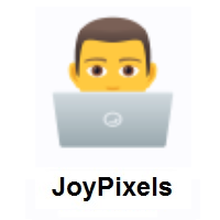 Man Technologist on JoyPixels