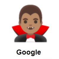 Man Vampire: Medium Skin Tone on Google Android