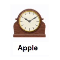 Mantelpiece Clock on Apple iOS