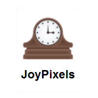 Mantelpiece Clock on JoyPixels