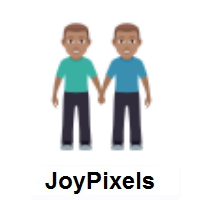 Men Holding Hands: Medium Skin Tone on JoyPixels