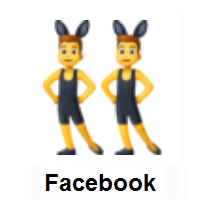 Men with Bunny Ears on Facebook