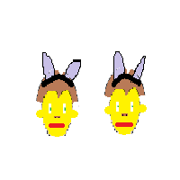 Men with Bunny Ears