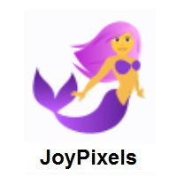 Mermaid on JoyPixels