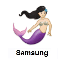 Mermaid: Light Skin Tone on Samsung