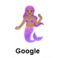 Mermaid: Medium Skin Tone on Google Android