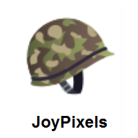 Military Helmet on JoyPixels