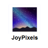 Milky Way on JoyPixels