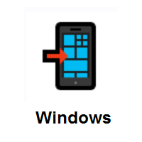 Mobile Phone With Arrow on Microsoft Windows