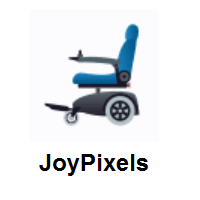 Motorized Wheelchair on JoyPixels