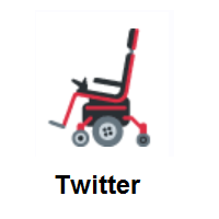 Motorized Wheelchair on Twitter Twemoji