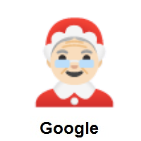 Mrs. Claus: Light Skin Tone on Google Android