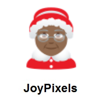 Mrs. Claus: Medium-Dark Skin Tone on JoyPixels