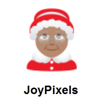 Mrs. Claus: Medium Skin Tone on JoyPixels