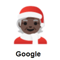 Mx Claus: Dark Skin Tone on Google Android