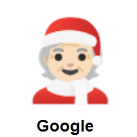 Mx Claus: Light Skin Tone on Google Android