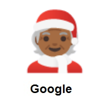 Mx Claus: Medium-Dark Skin Tone on Google Android