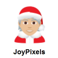 Mx Claus: Medium-Light Skin Tone on JoyPixels