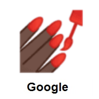Nail Polish: Dark Skin Tone on Google Android