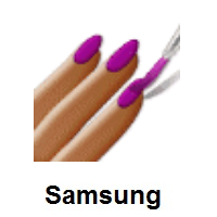Nail Polish: Medium-Dark Skin Tone on Samsung