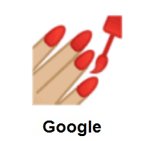 Nail Polish: Medium-Light Skin Tone on Google Android