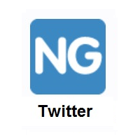 NG Button on Twitter Twemoji