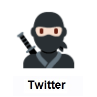Ninja: Light Skin Tone on Twitter Twemoji