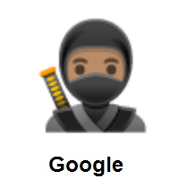 Ninja: Medium Skin Tone on Google Android