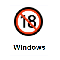 No One Under Eighteen on Microsoft Windows