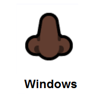 Nose: Dark Skin Tone on Microsoft Windows