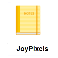 Notebook With Decorative Cover on JoyPixels