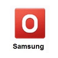 O Button (Blood Type) on Samsung