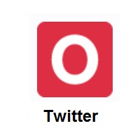 O Button (Blood Type) on Twitter Twemoji