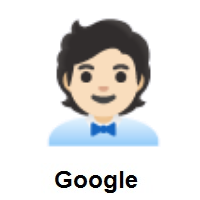 Office Worker: Light Skin Tone on Google Android