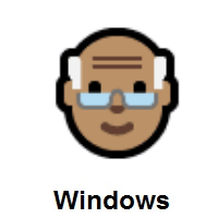 Old Man: Medium Skin Tone on Microsoft Windows
