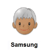 Older Person: Medium Skin Tone on Samsung