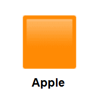 Orange Square on Apple iOS