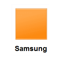 Orange Square on Samsung