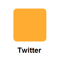 Orange Square on Twitter Twemoji